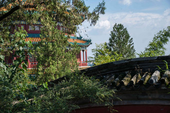 北京颐和园传统文化古典风格