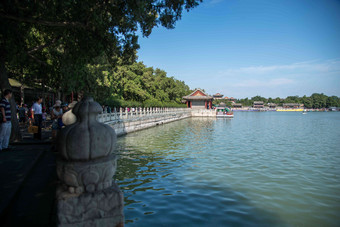 北京颐和园昆明湖繁荣