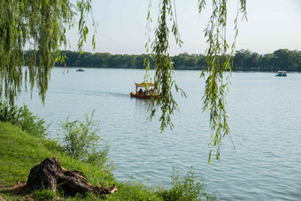 北京颐和园湖摄影国内著名景点氛围摄影图