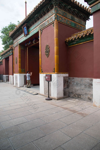 北京雍和宫建筑建筑结构高清图片