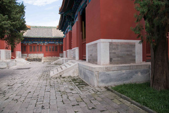 北京雍和宫名胜古迹无人水平构图写实镜头