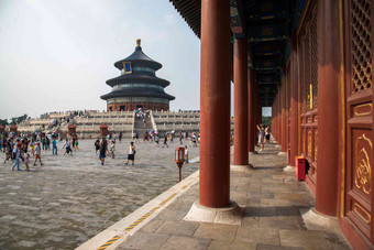 北京<strong>天坛</strong>建筑古典风格写实拍摄
