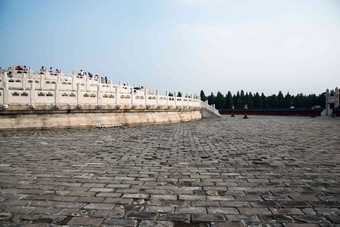 北京天坛建筑护栏摄影