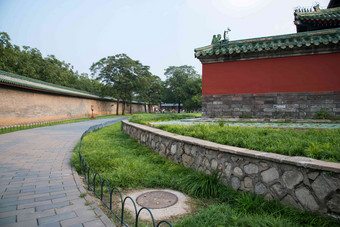 北京天坛公园白昼高清素材
