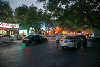 北京街市夜景