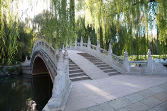 北京圆明园水保护写实素材