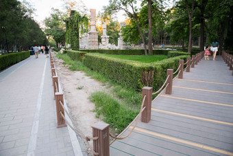北京圆明园雕塑古代都市风景高质量素材
