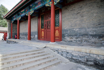 北京恭王府房屋传统文化远古的高端拍摄