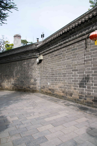 北京恭王府名胜古迹文化遗产彩色图片氛围图片