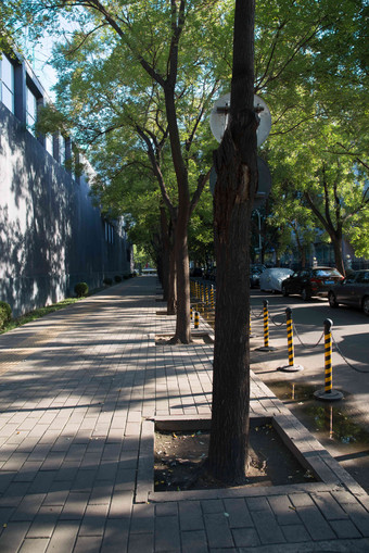 北京三里屯<strong>街景</strong>高层建筑素材