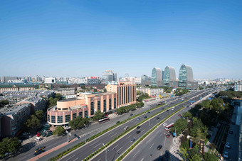 北京西直门城市摄影机动车高质量摄影