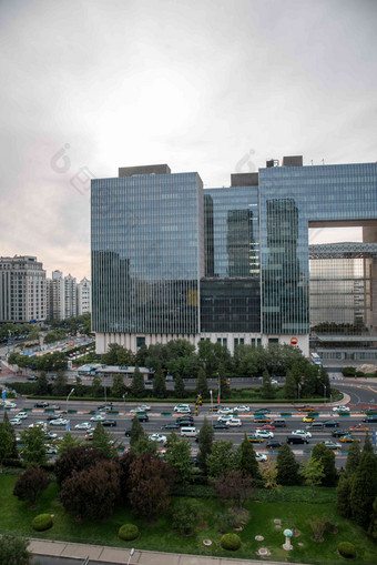 北京东直门交通商业区高端照片