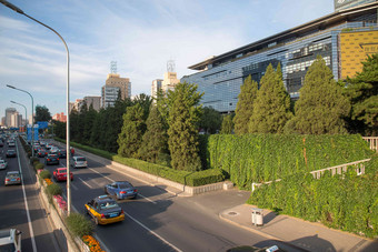北京东直门公路公共设施建筑结构高质量图片
