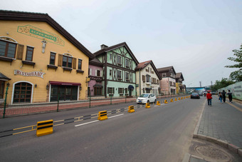 北京通惠小镇城市生活街景高端素材