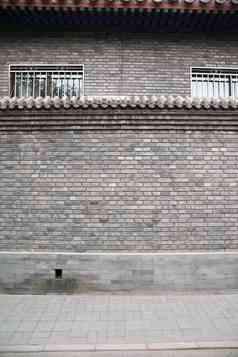 北京胡同城市生活传统垂直构图