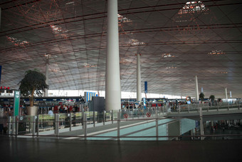 北京机场旅行公共交通T3航站楼高清影相
