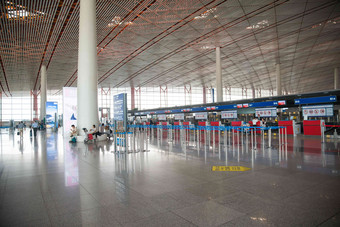 北京机场旅行首都机场写实摄影图
