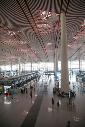 北京机场飞机场公共设施高质量摄影