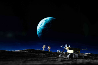宇航员环境摄影高清图片