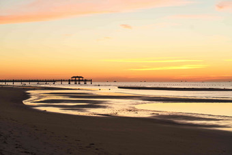 海景夕阳中国高端摄影图