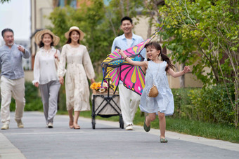 <strong>快乐</strong>家庭玩耍女人孙女成年人高质量图片