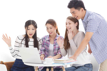 电脑年轻留学中国留学生