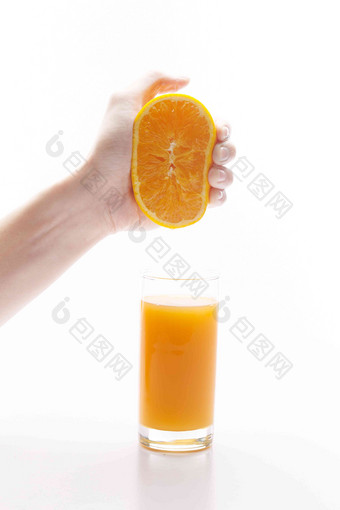 自制橙汁彩<strong>色</strong>图片氛围素材