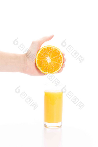 自制橙汁橙汁高端摄影图