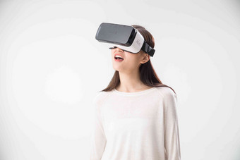 女人VR眼镜中国自由青年人高端镜头
