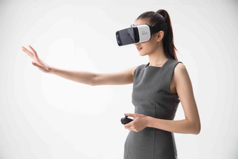 女人VR眼镜网络酷2多岁影相