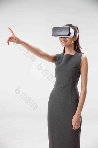女人<strong>VR</strong>眼镜眼镜快乐无忧无虑高质量影相
