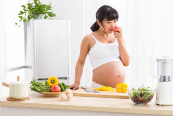 孕妇蔬菜烹调身体关注