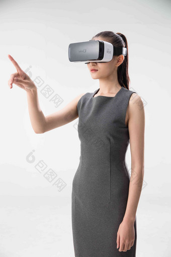 女人VR眼镜科技一个人职业