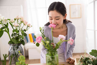 青年生活女人摄影花