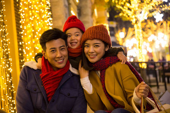 快乐家庭购物中国希望元旦高端照片