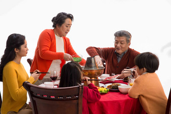 幸福家庭温馨祝福女儿清晰素材