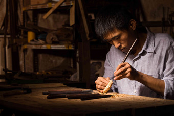 木工雕刻工具拍摄