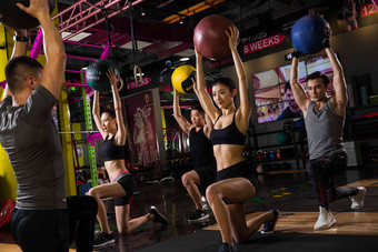 青年健身运动健壮亚洲人高清场景