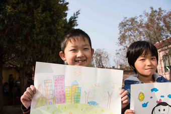 乡村小学里的小学生