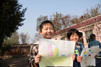 乡村小学里的小学生