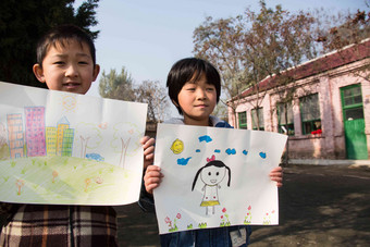 乡村学生学习希望部分氛围图片