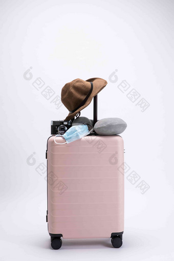 行李箱帽子健康彩色图片写实影相