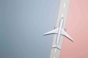 航空旅行旅途快速粉色高清摄影图