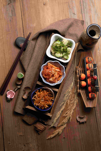 日本料理小菜饮食清晰摄影
