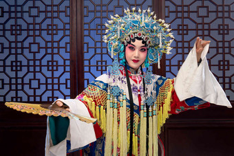 表演者中国戏曲青年女人国粹艺术文化和娱乐高端场景