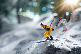 创意微观滑雪