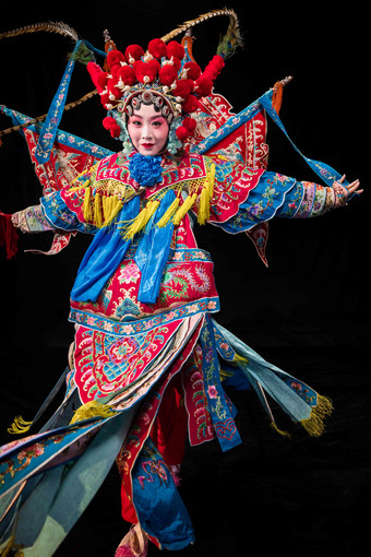 表演者传统文化戏曲传统服装图片