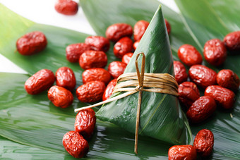 粽叶小吃传统食品氛围影相