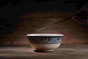 碗和筷子传统文化高端场景