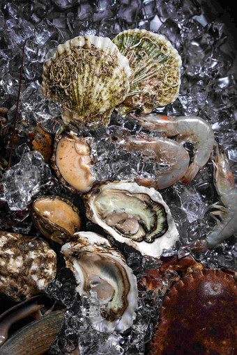 海鲜小龙虾饮食氛围摄影